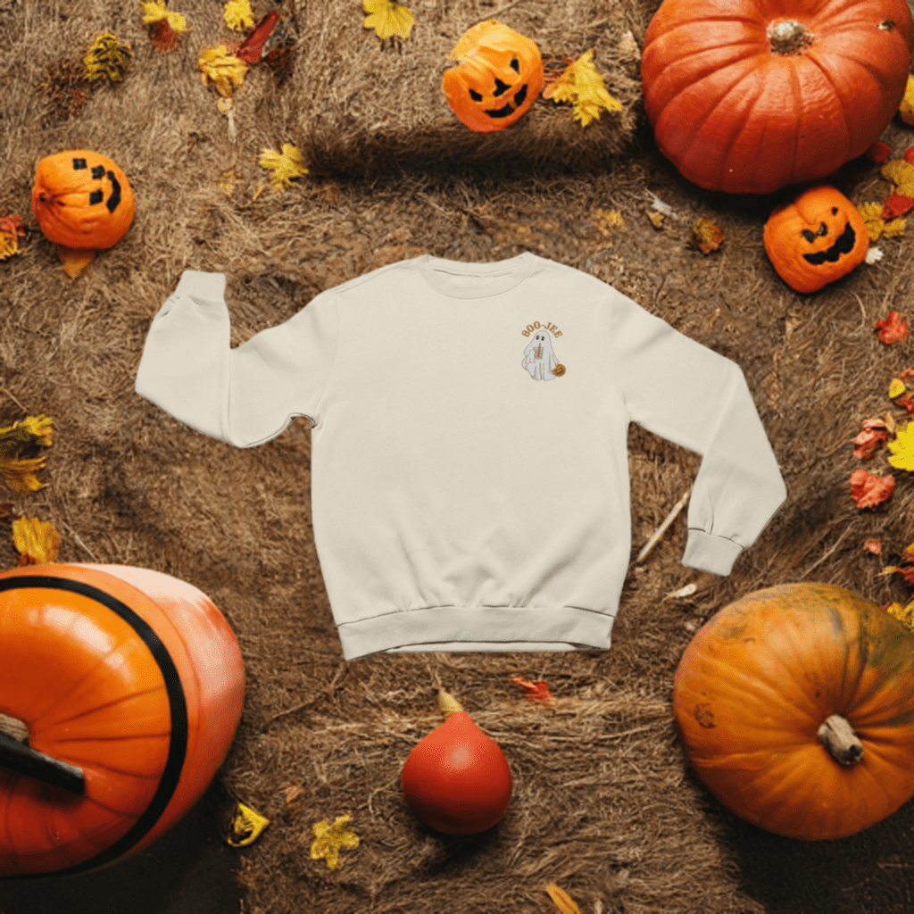 Boo - Jee Ghost Crewneck Sweatshirt - Rae'Mar