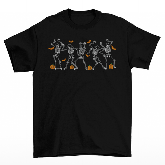 Halloween Dancing Skeletons Tee - Rae'Mar